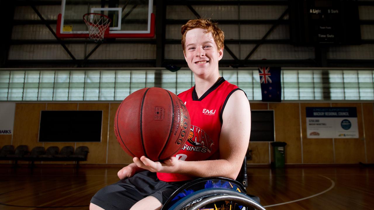 Mackay basketballer Brayden Foxley-Conolly has been awarded the Sporting Wheelies and Disabled Association Junior Male Athlete of the Year.