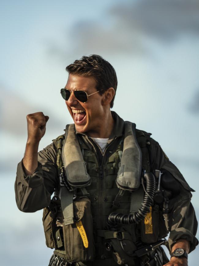 Tom Cruise plays Capt. Pete "Maverick" Mitchell in Top Gun: Maverick