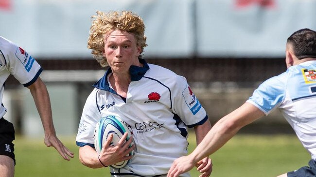 Young rugby gun Jullien Caillol playing in a Waratahs Academy game last year.