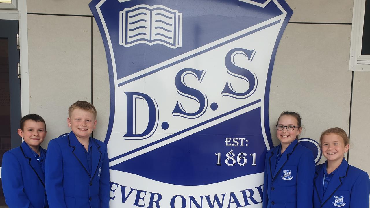 Dalby State School 2022 student leaders Jack Tyler – School Captain, Sophie Young – School Captain, Cody Threader – School Vice-Captain, Hayley Schultz – School Vice-Captain.