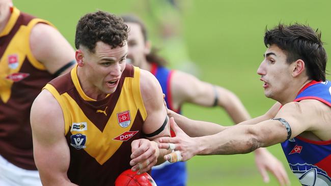 Drysdale captain Mitch McGuire has had enormous couple of weeks. Picture: Alan Barber