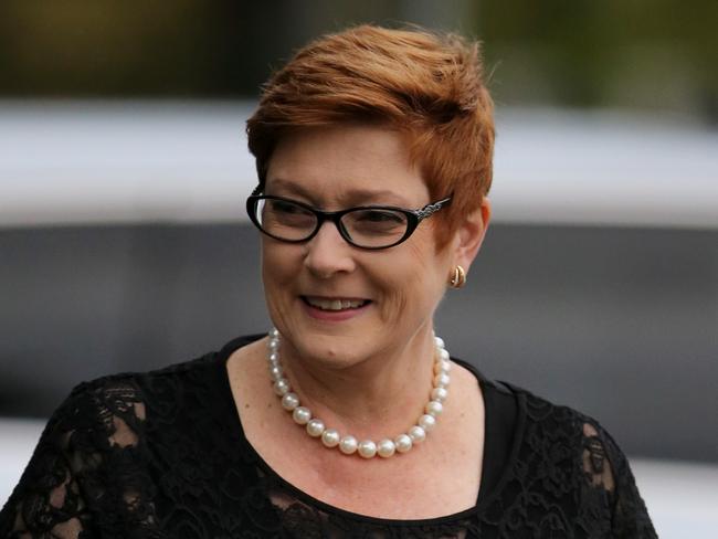  Marise Payne spoke to Turkey after the comments were made. Picture:. Stuart McEvoy/The Australian.