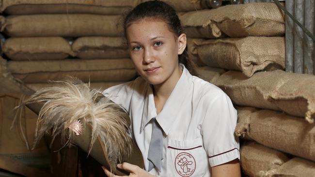 Shana Coyle who will travel to Turkey for Anzac day to represent the state in the Premiers' Anzac prize. PICTURE: ANNA ROGERS