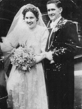 Ronald Ryan and Dorothy on their wedding day.