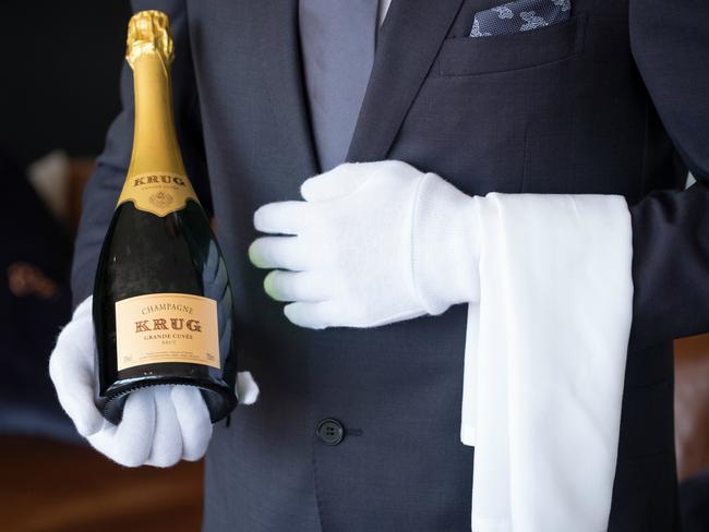 Private butler and champagne is included. Picture: Supplied
