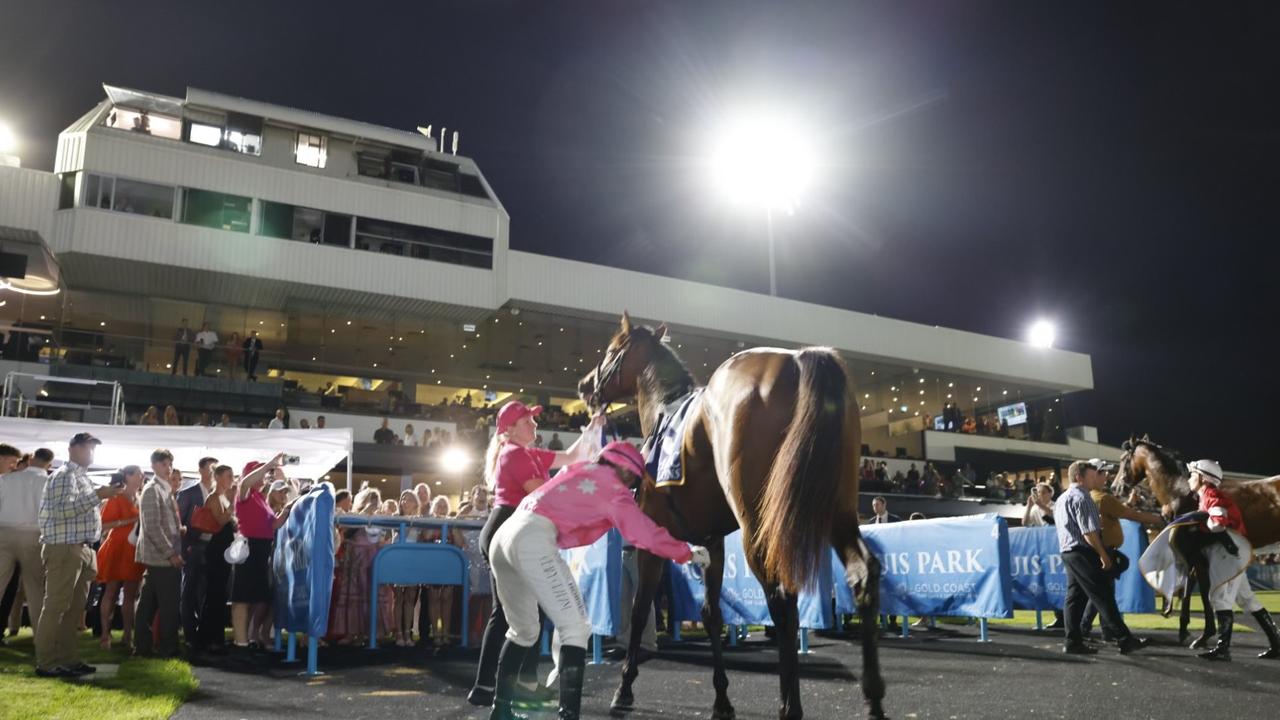 Racing under lights kicks-off on the Gold Coast. Picture: Supplied by Gold Coast Turf Club.