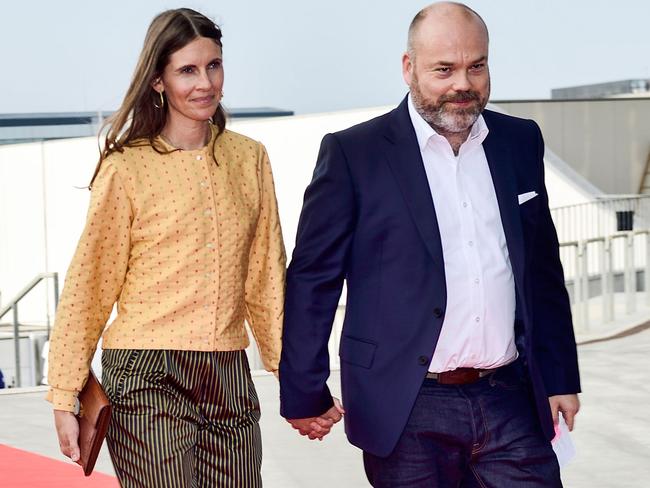 ASOS billionaire Anders Holch Povlsen and wife wife Anne have lost three children in the Sri Lanka terror attack. Picture: Tariq Mikkel Khan / Ritzau Scanpix / AFP