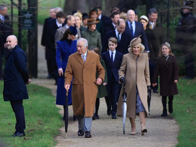 By the time George is 25 years old and busily learning the correct ribbon-cutting technique, his grandfather the King will be 90. Picture: Stephen Pond/Getty Images