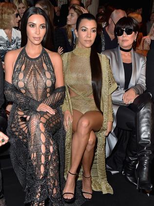 Mum Kris Jenner was there too. Picture: Pascal Le Segretain/Getty Images