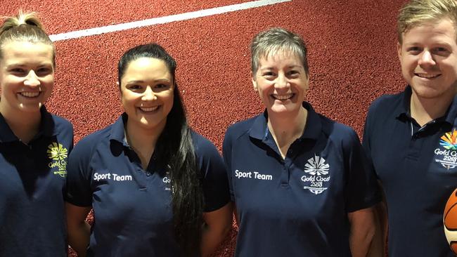 Team Basketball #GC2018 Lisa, Amanda, Narelle &amp; Dean. Photo: Supplied