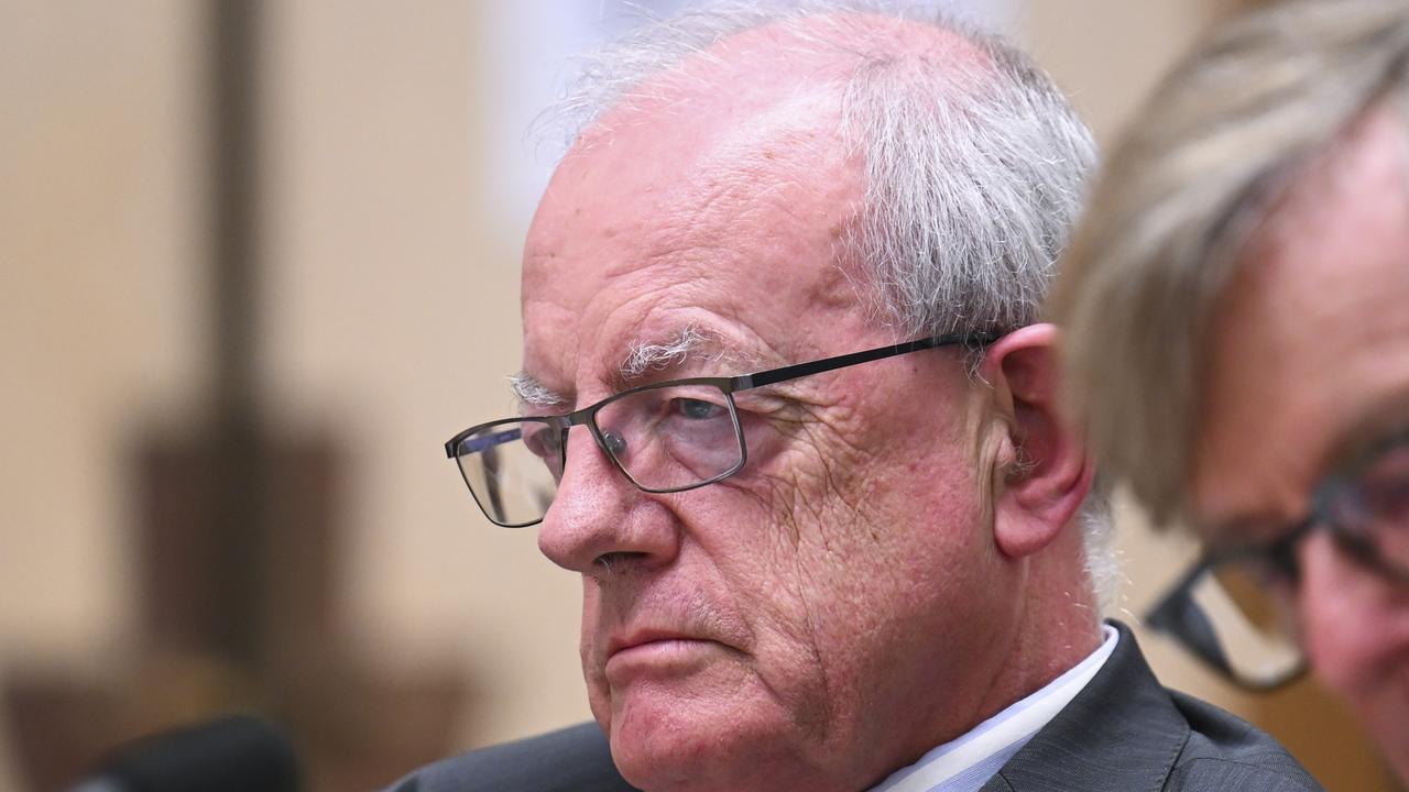 NACC commissioner Paul Brereton has defended his decision at a public hearing into the annual report of the Inspector of the National Anti-Corruption Commission. Picture: NewsWire / Martin Ollman