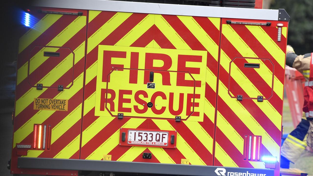 Fire crews fighting to stop blaze spreading in caravan park