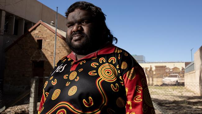 Due to clerical errors Paul Pumpjack was arrested by police in remote Papunya on a false warrant, driven three hours to Alice Springs and held for two days without charge before being released. Picture: Liam Mendes / The Australian