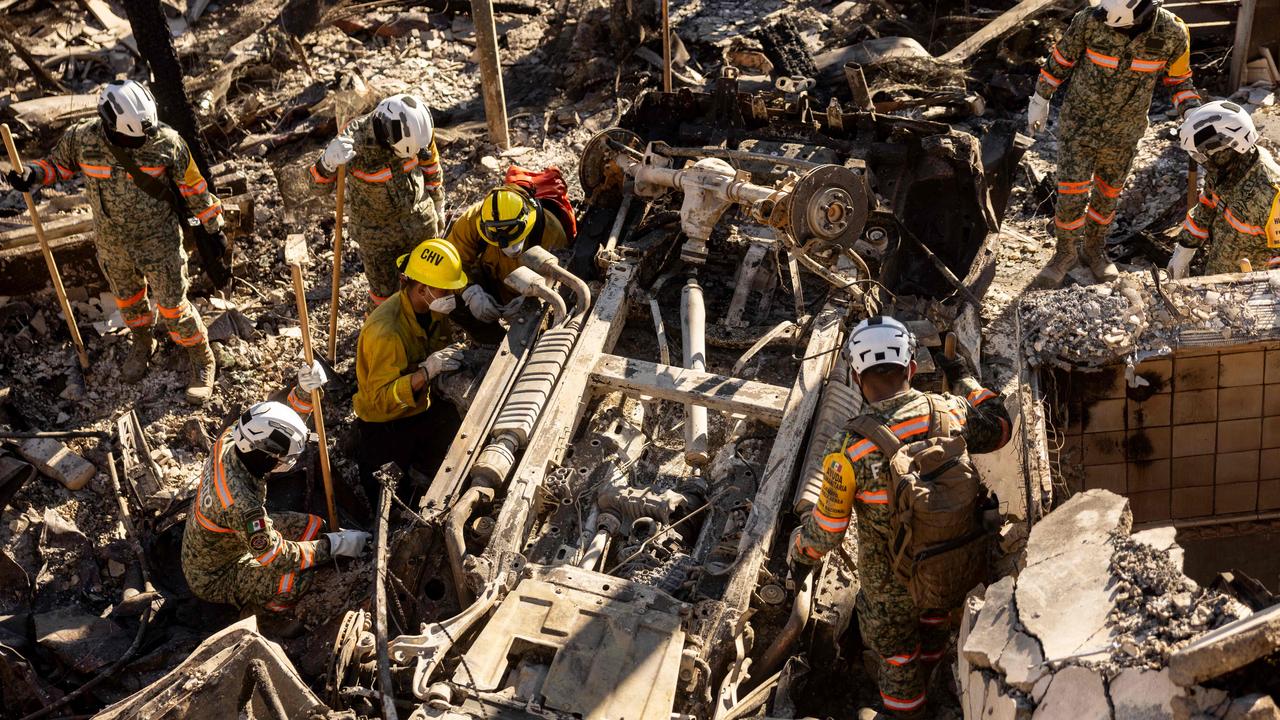 Wildfires have caused devastation in California. Picture: ETIENNE LAURENT / AFP