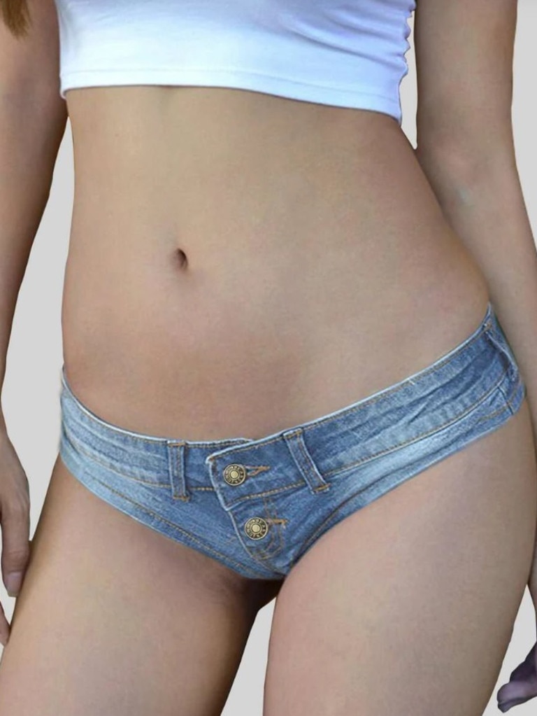 These ridiculous thong shorts leave NOTHING to the imagination