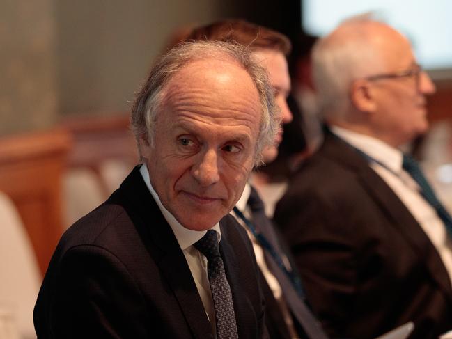 Australian Chief Scientist, Dr Alan Finkel during a meeting of the nations energy ministers. Picture: AAP