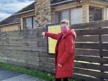 Member for Carrum Sonya Kilkenny opposing a 14-unit housing development in Seaford in 2021 because it was "entirely inconsistent with the neighbourhood character". Ms Kilkenny, now planning minister, has been pushing for residential towers of up to 20 storeys in suburbs across Melbourne. Picture: Facebook