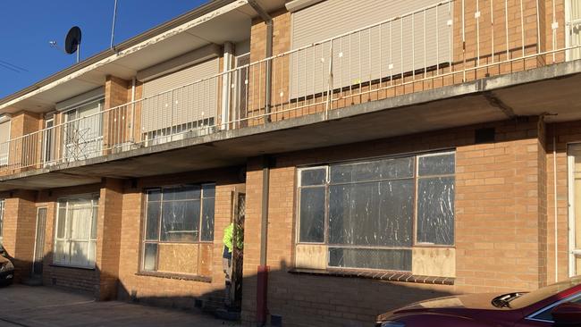 A man died after a ferocious blaze tore through an apartment block in Dandenong earlier this month.