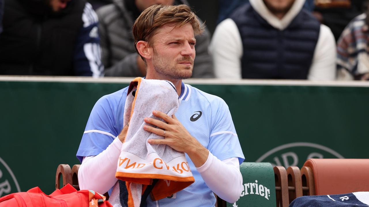 Goffin downed a Frenchman in the first round. Photo by Clive Brunskill/Getty Images