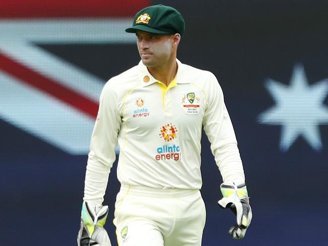 Alex Carey became Australia’s 461st Test player when he walked on to the Gabba. PicturE: Chris Hyde/Getty Images