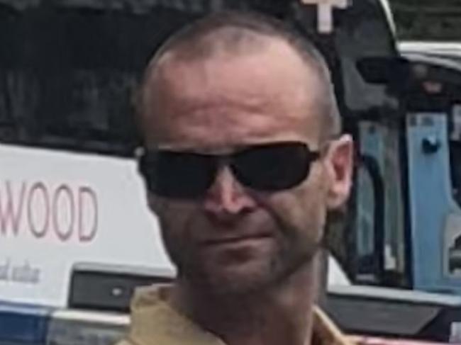 Raphael Van Aalst (left), 43, of Waterloo, outside Manly Local Court on Thursday, February 8, 2024, where he was sentenced for leading police on a pursuit on Sydney's lower north shore.