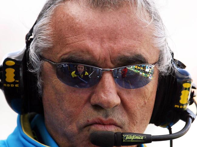 2006 Australian Grand Prix. Owner of the Renault team Flavio Briatore