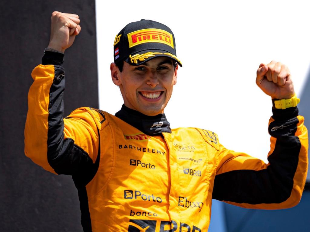 Formula 2 standout Gabriel Bortoleto, a 20-year-old Brazilian who has taken the lower ranks of open-wheel racing by storm, is among the best of the next generation, Verstappen believes.