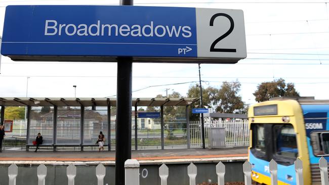 Broadmeadows train station. Picture: George Salpigtidis