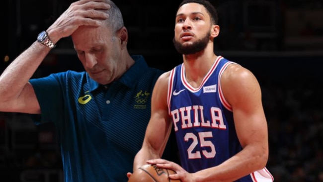 Brian Goorjian has revealed his sadness as Ben Simmons struggled in Philadelphia.