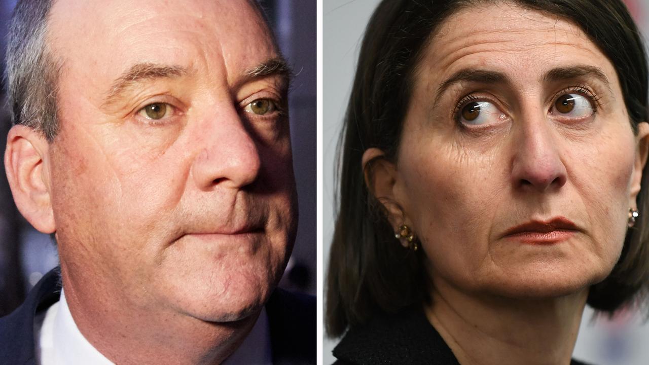 Daryl Maguire and Gladys Berejiklian. Picture: NCA NewsWire