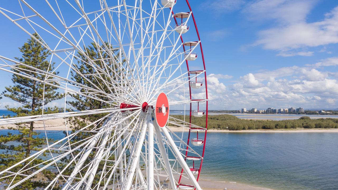 Skyline Attractions has previously brought its travelling ferris wheel to Bulcock Beach at Caloundra.