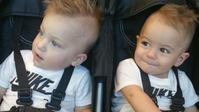 Amy Savage's beautiful little boys, Cruz and Cash. Picture: Supplied