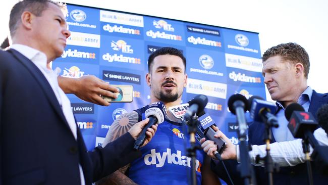 Peats fronted to the media and admitted he wasn’t sure about his future.