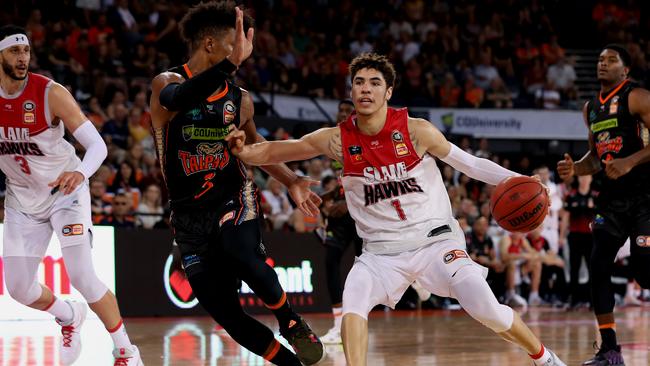 Illawarra Hawks recruit LaMelo Ball is expected to go No 1 in the next NBA Draft. Picture: AAP