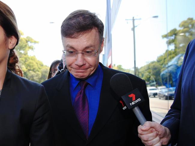 Michael Atkins leaves the State Coroner's Court in Glebe last year. Picture: Toby Zerna