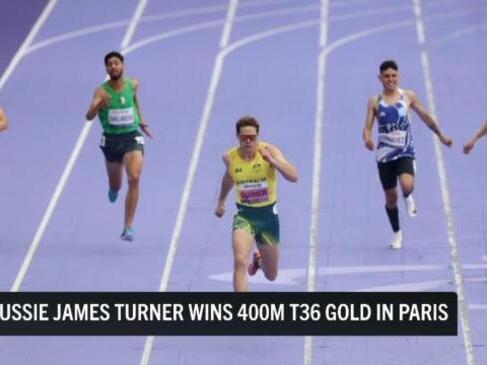 Turner wins 400m T36 GOLD in Paris