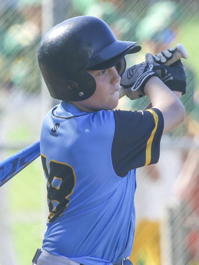 Met North V Sunshine Coast at the 12-14 years QLD School Sport 12-14 years Baseball Championships at Benowa. Picture: Glenn Campbell