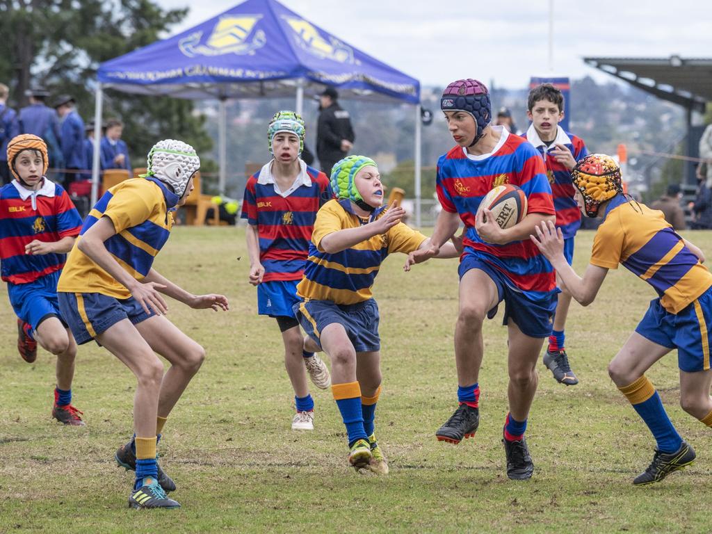 13Bs Downlands vs TGS. O'Callaghan Cup at Downlands College. Saturday, August 6, 2022. Picture: Nev Madsen.