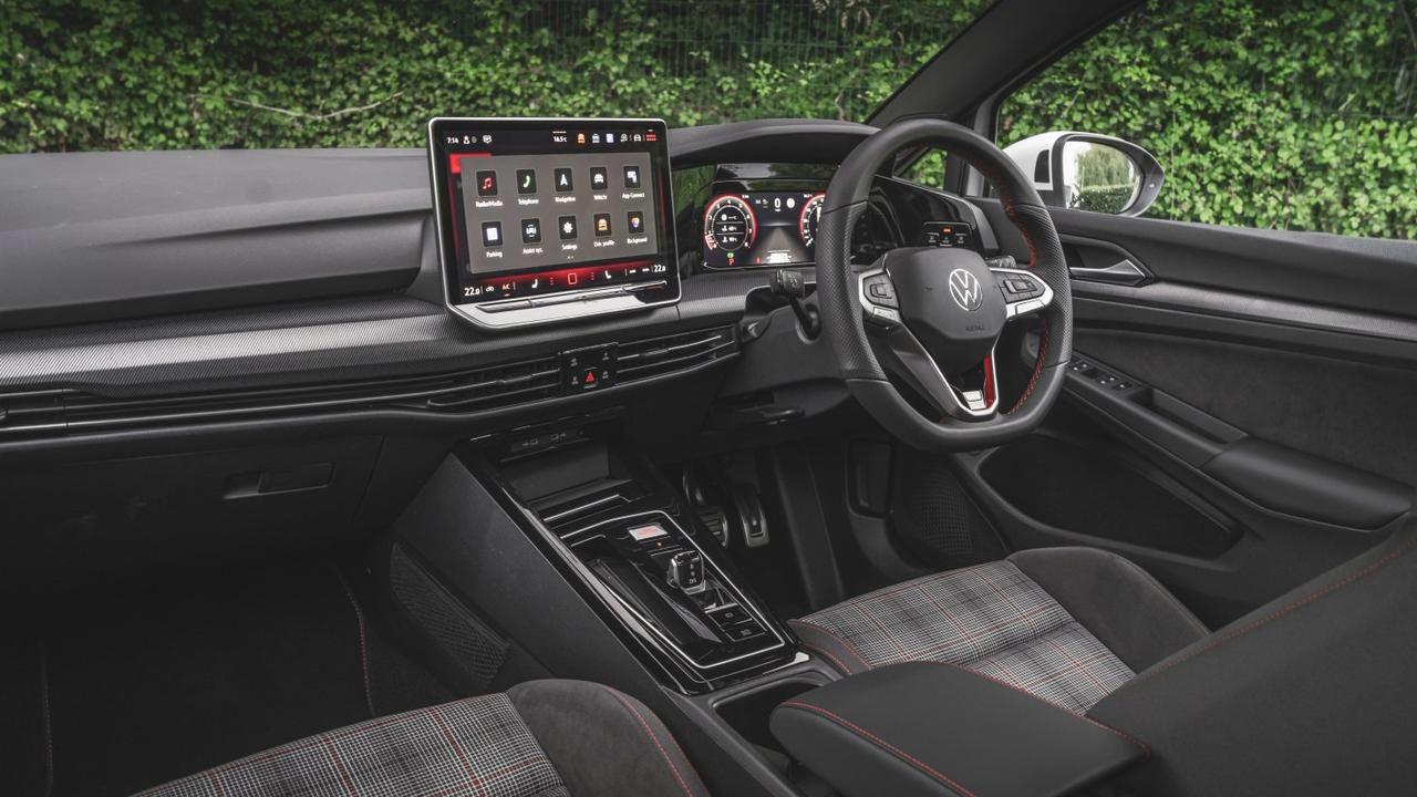 A classic tartan cloth interior remains standard in the GTI. Photo: Supplied