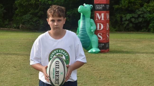 Sunny Coast Crocs junior rugby 7s star Nathan De Vries.