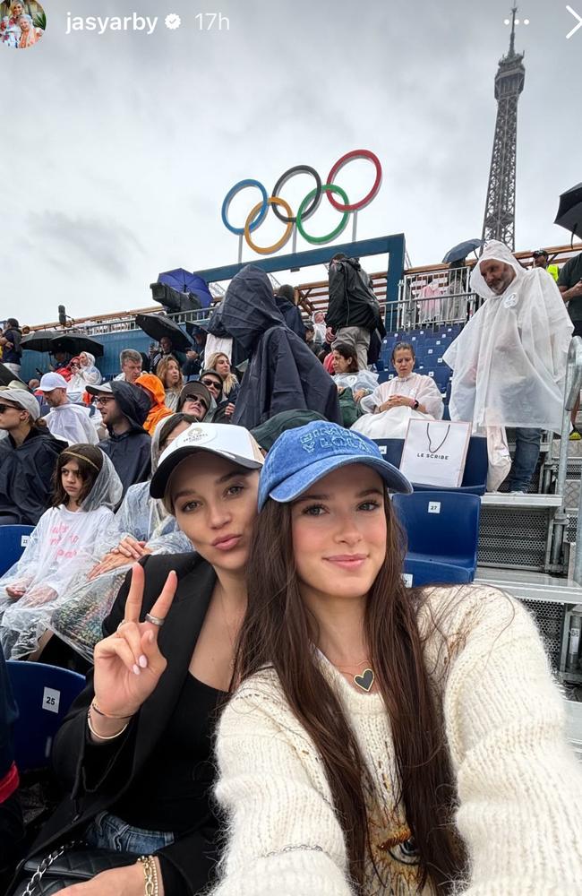 Jasmine Stefanovic and Willow living it up in Paris. Picture: Instagram