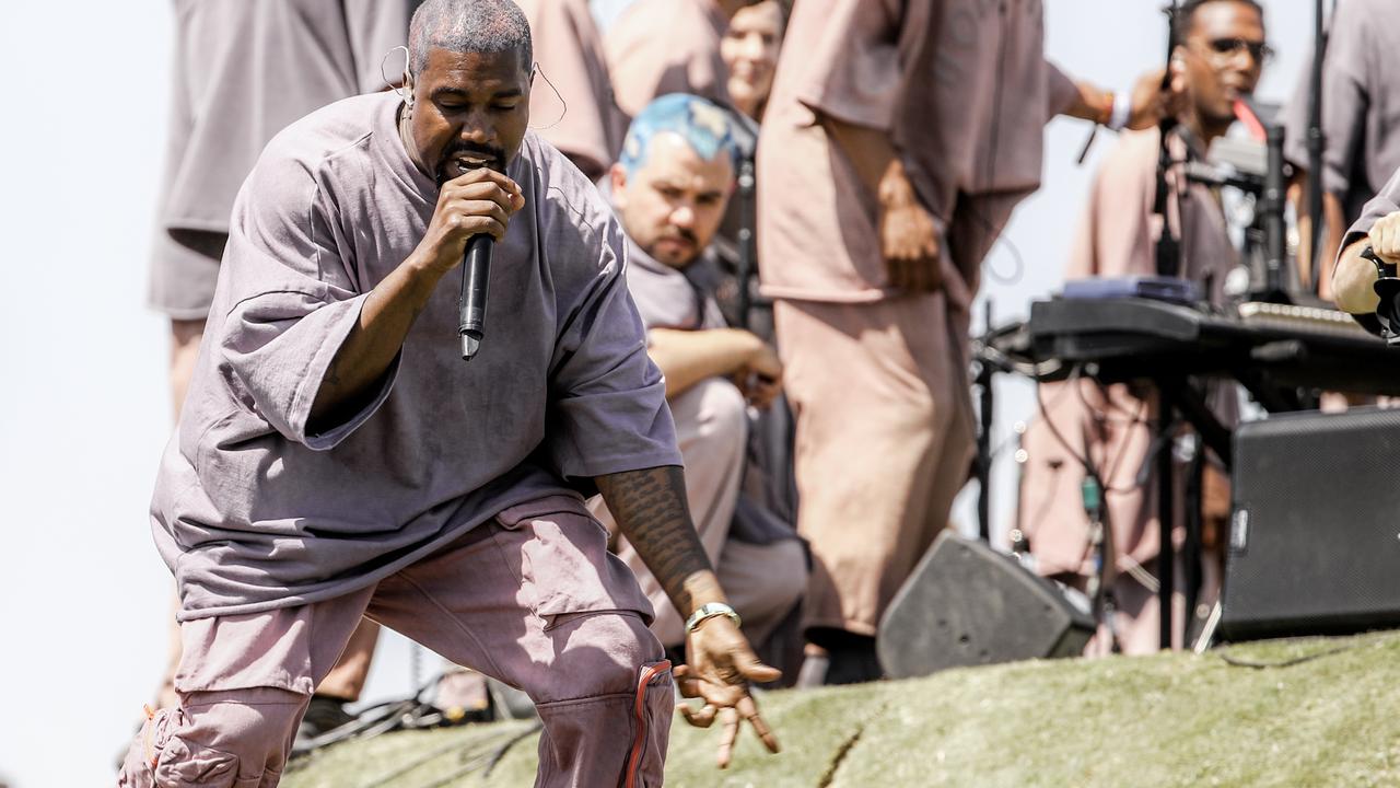 Some performers from his Sunday Service choir claim they were mistreated. Picture: Rich Fury/Getty Images for Coachella