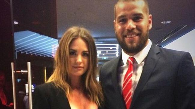 Jesinta Campbell and Buddy Franklin look set to take their relationship to the next level. Picture: Instagram