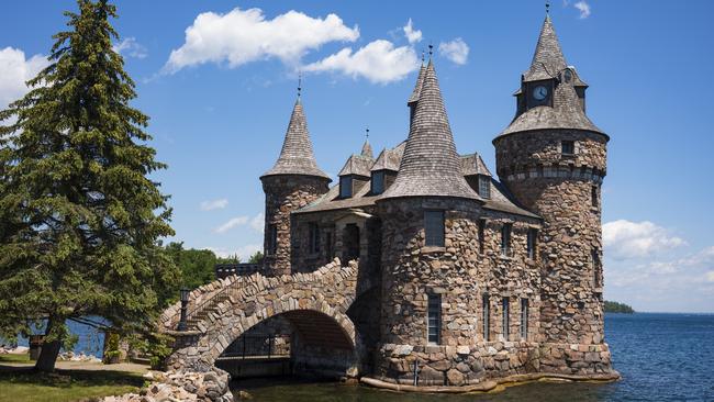 The power house of Boldt Castle, in the Thousand Islands region of New York State.