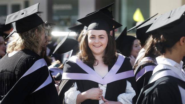 UTAS Town and Gown parade of students graduation. Picture: Nikki Davis-Jones