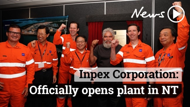 Inpex Corporation officially opened its Bladin Point processing plant