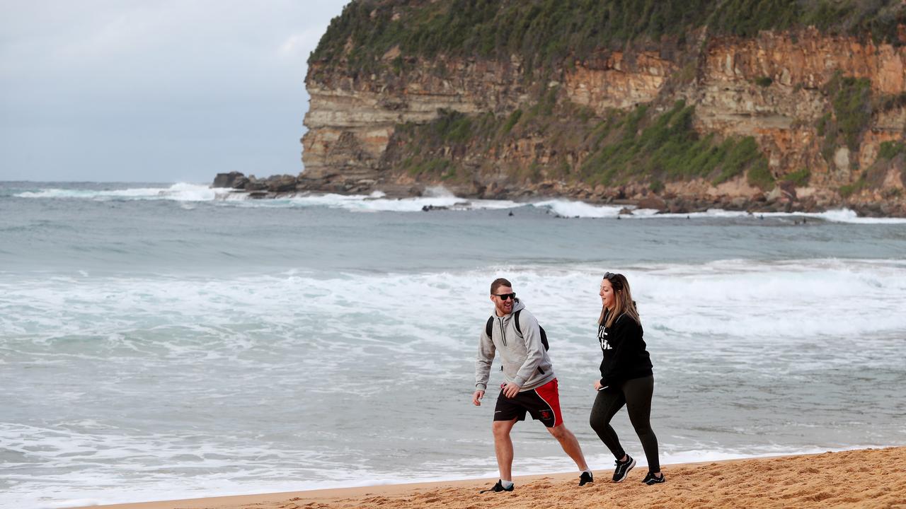 The annual 5 Lands walk from MacMasters Beach Saturday 22nd June 2019. Picture: Sue Graham