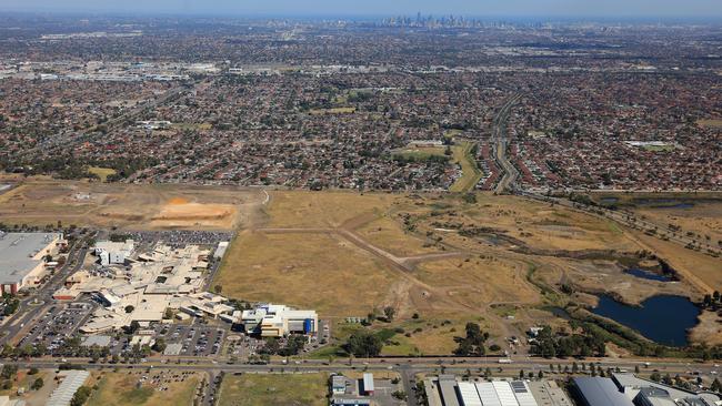 The site of the proposed New Epping redevelopment by Riverlee.