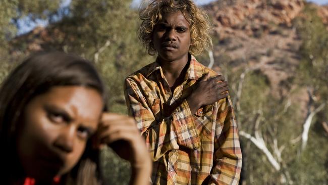 Rowan McNamara and Marissa Gibson in Samson and Delilah. 