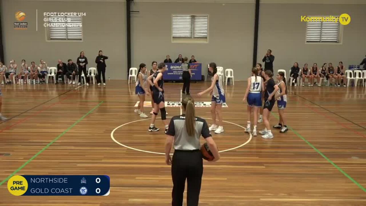 Replay: Northside Wizards v Gold Coast Rollers (Girls S) - 2024 Basketball Australia U14 Club Championships Day 3